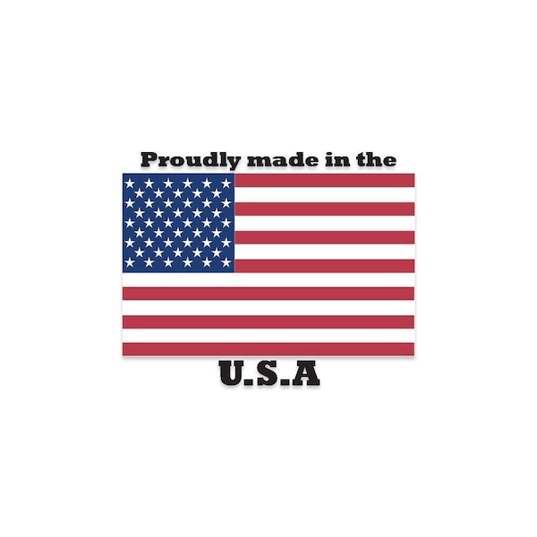 Keep America Safe Non-Slip Floor Graphic, 11in Vinyl Decal, 3PK